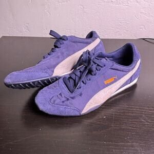 Puma Y2K speeders 76 Runners in navy blue suede Size 8 Sporty 2000s Style